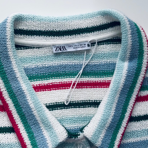 Zara Terry Short and Top Set Size Med/Large NWT - Picture 5 of 8